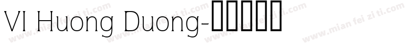 VI Huong Duong字体转换